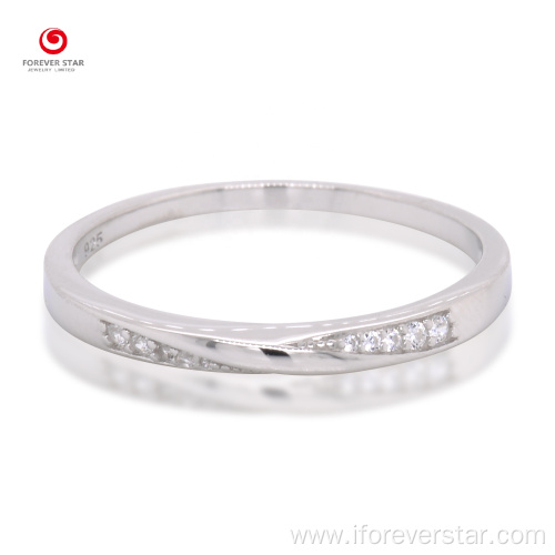 Fashionable 925 Sterling Silver Ring for Woman